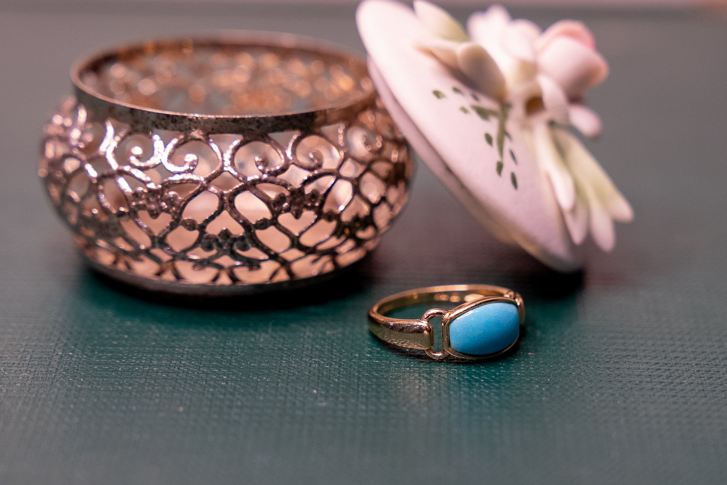 14k ‘Sleeping Beauty’ Ring