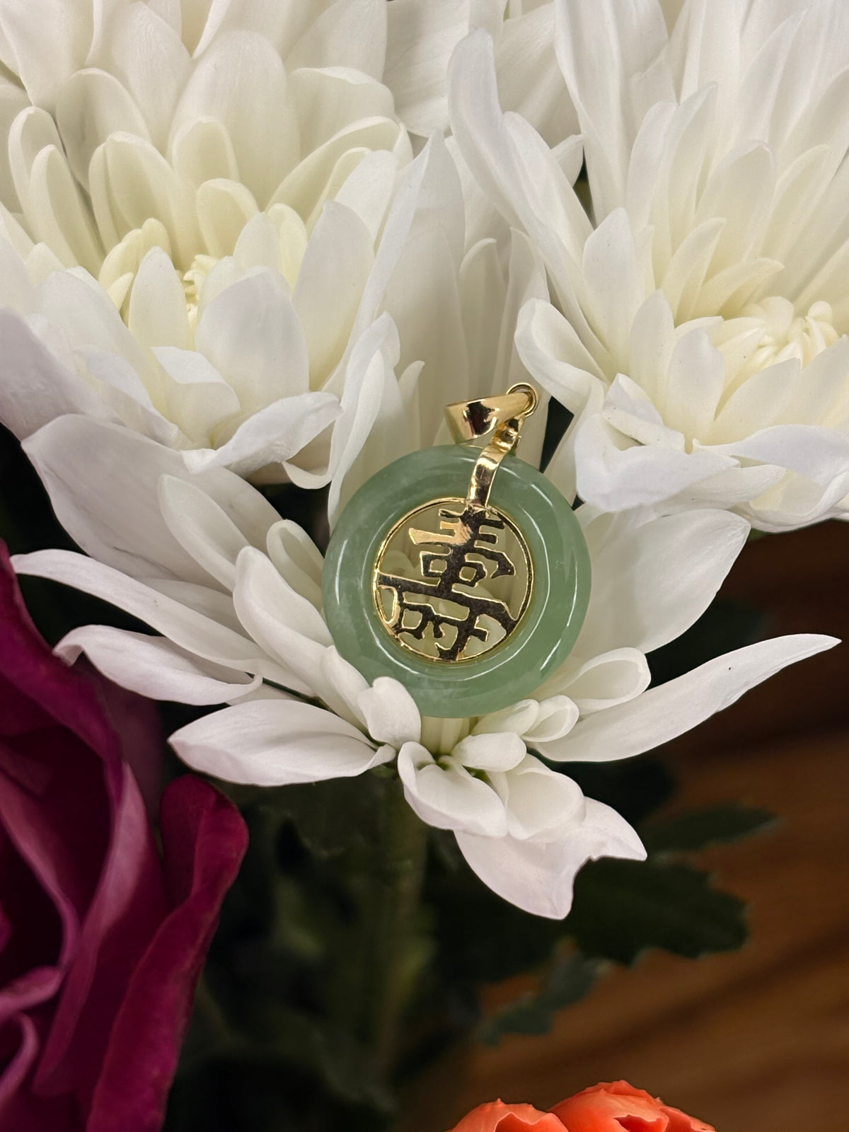 14k Longevity Pendant