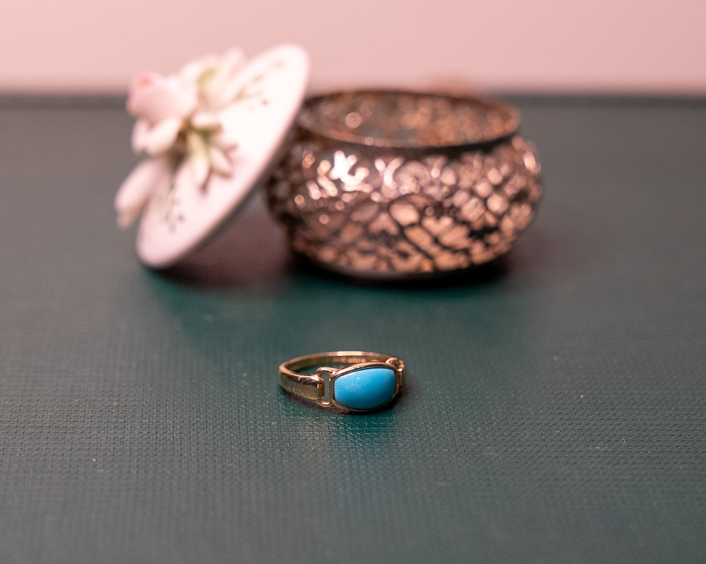 14k ‘Sleeping Beauty’ Ring
