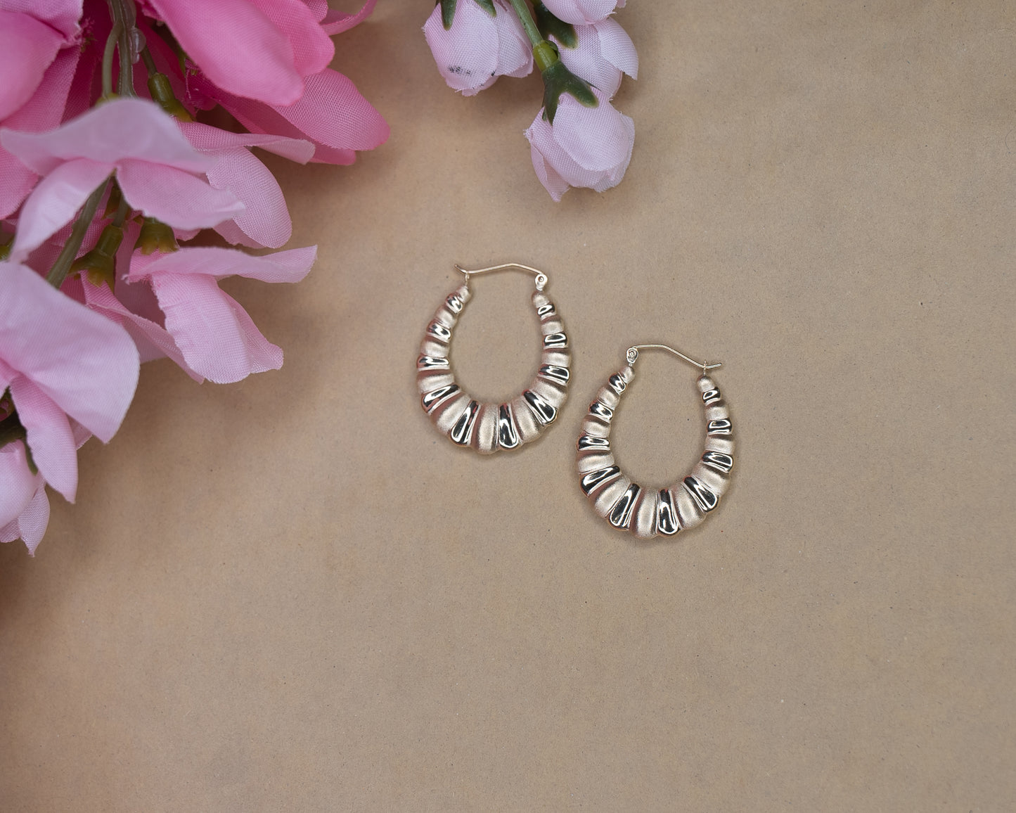 14k Vintage-Inspired Caracol Hoops