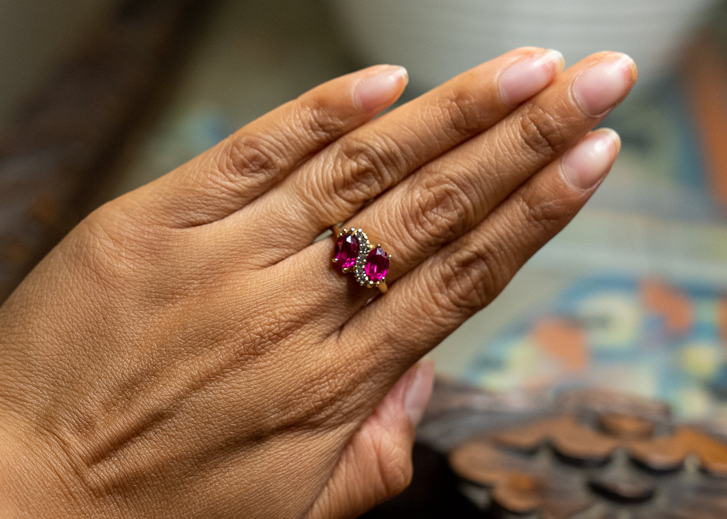 10k Corazones Infinitos Ring