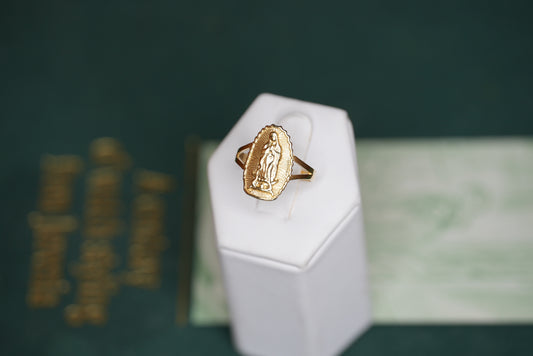 14k Virgen De Guadalupe Ring